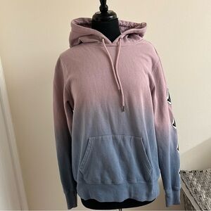 Volcom women’s pink/ purple blue hoodie, SizeL